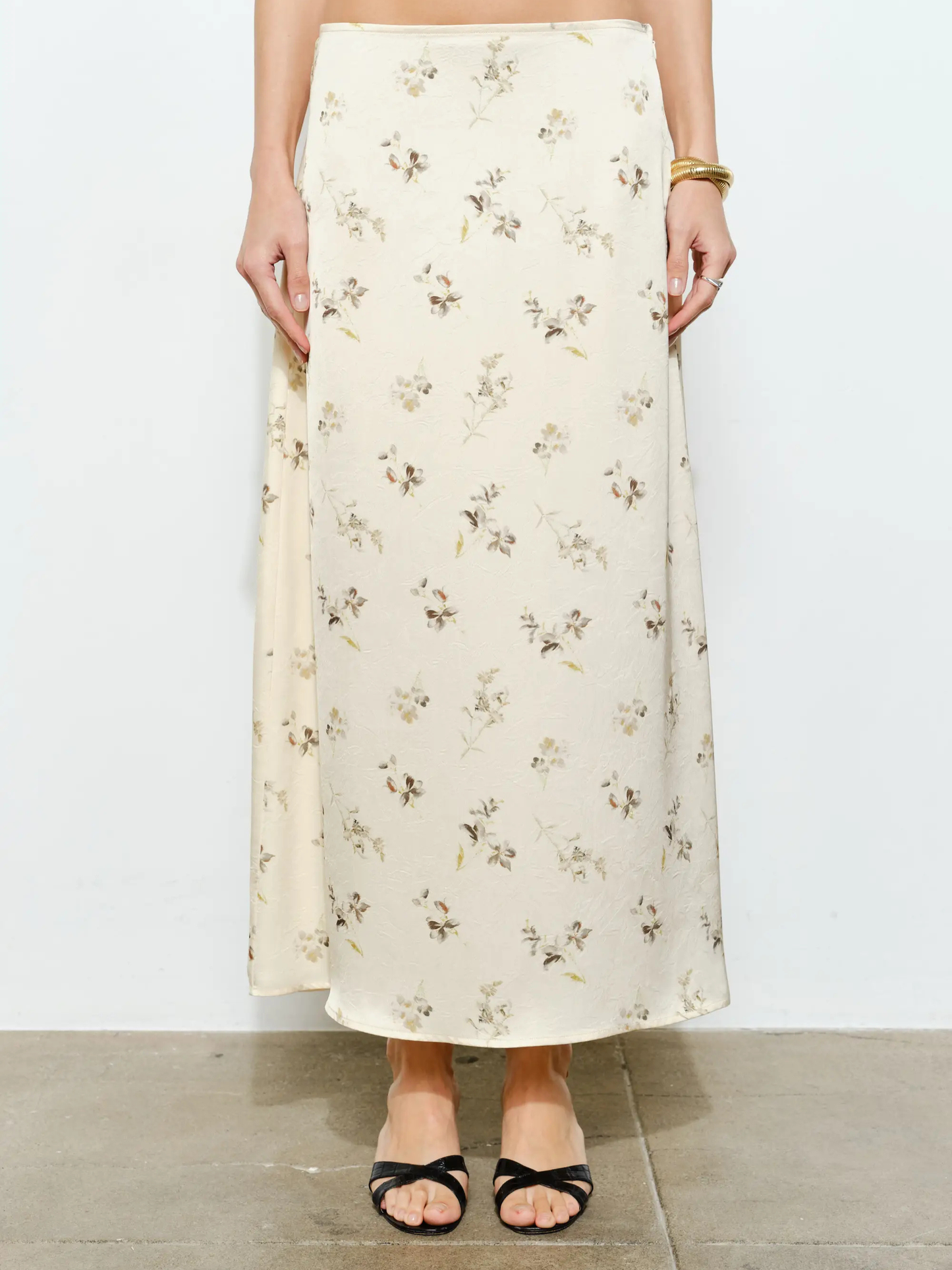 Emily Skirt Butter Yellow Floral