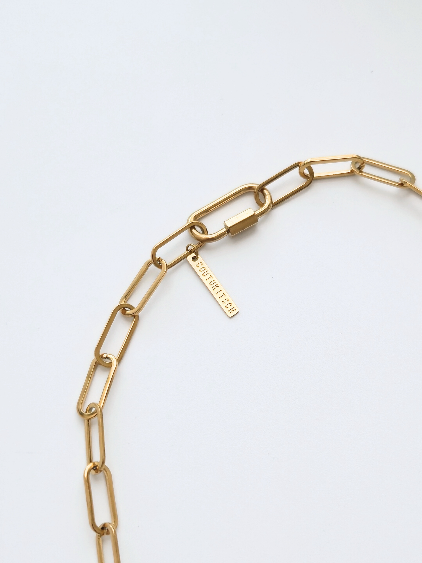 150 | chunky carabiner paperclip chain