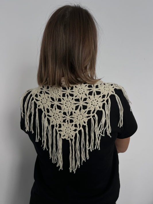 Crochet Triangle Scarf Small