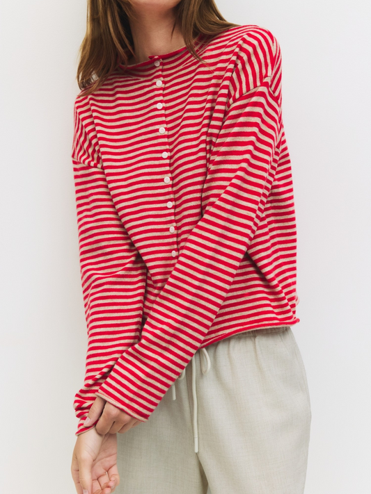 Elisa Cardigan | Red Beige
