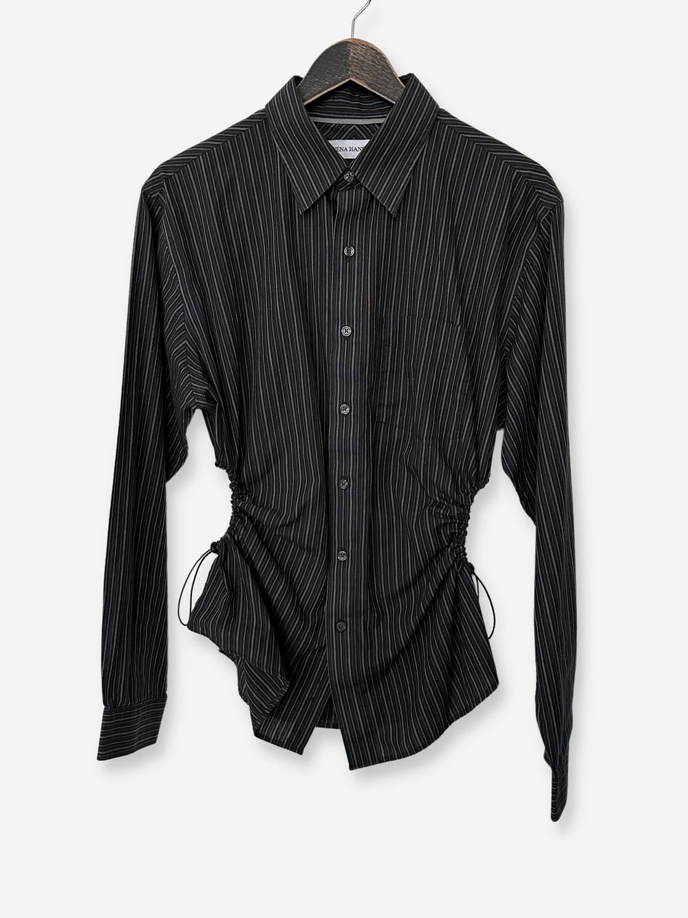 Bungee Shirt Charcoal Stripe S/M