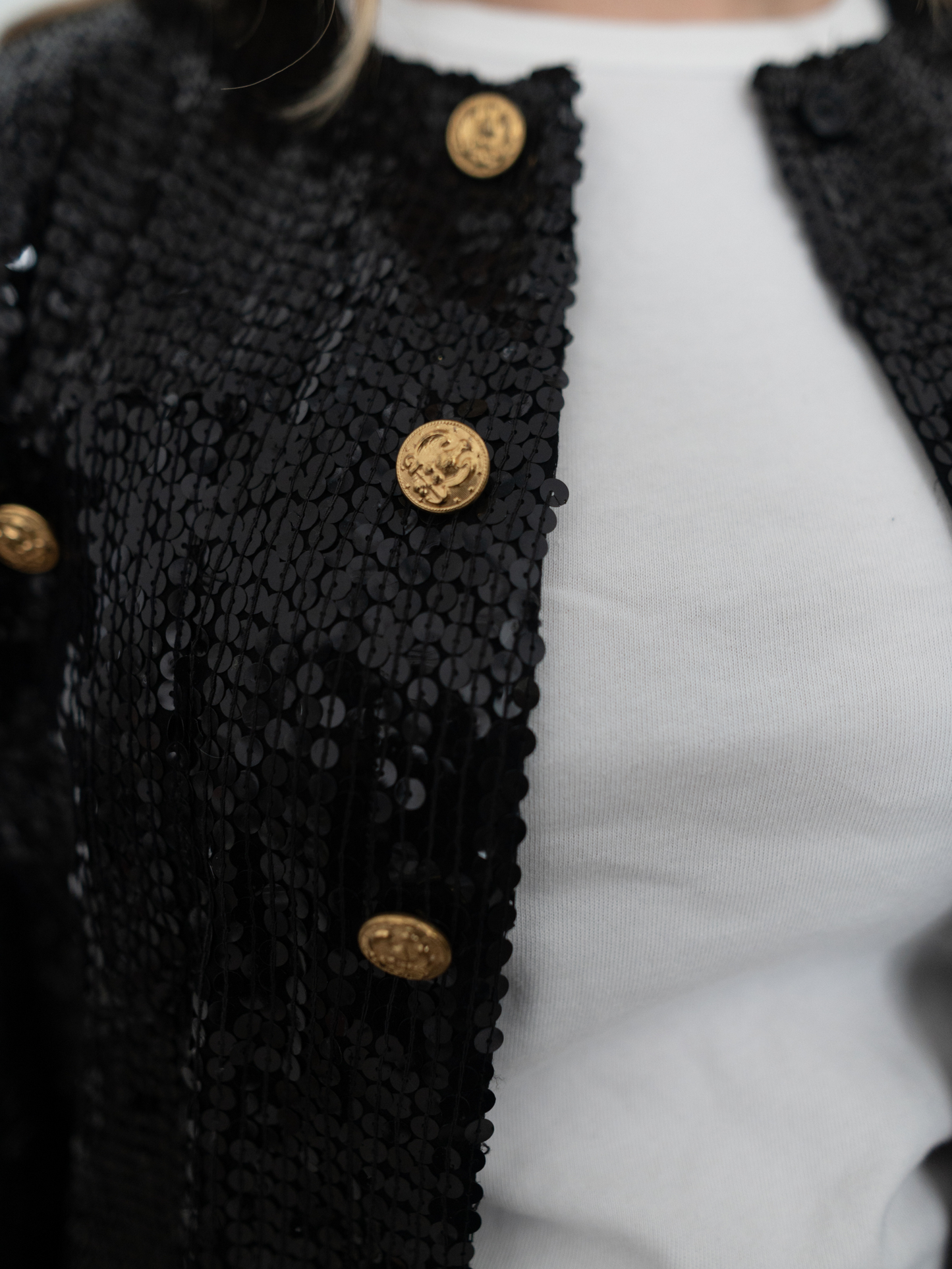 VINTAGE by TUU | St Marten Sequin Blazer (S)