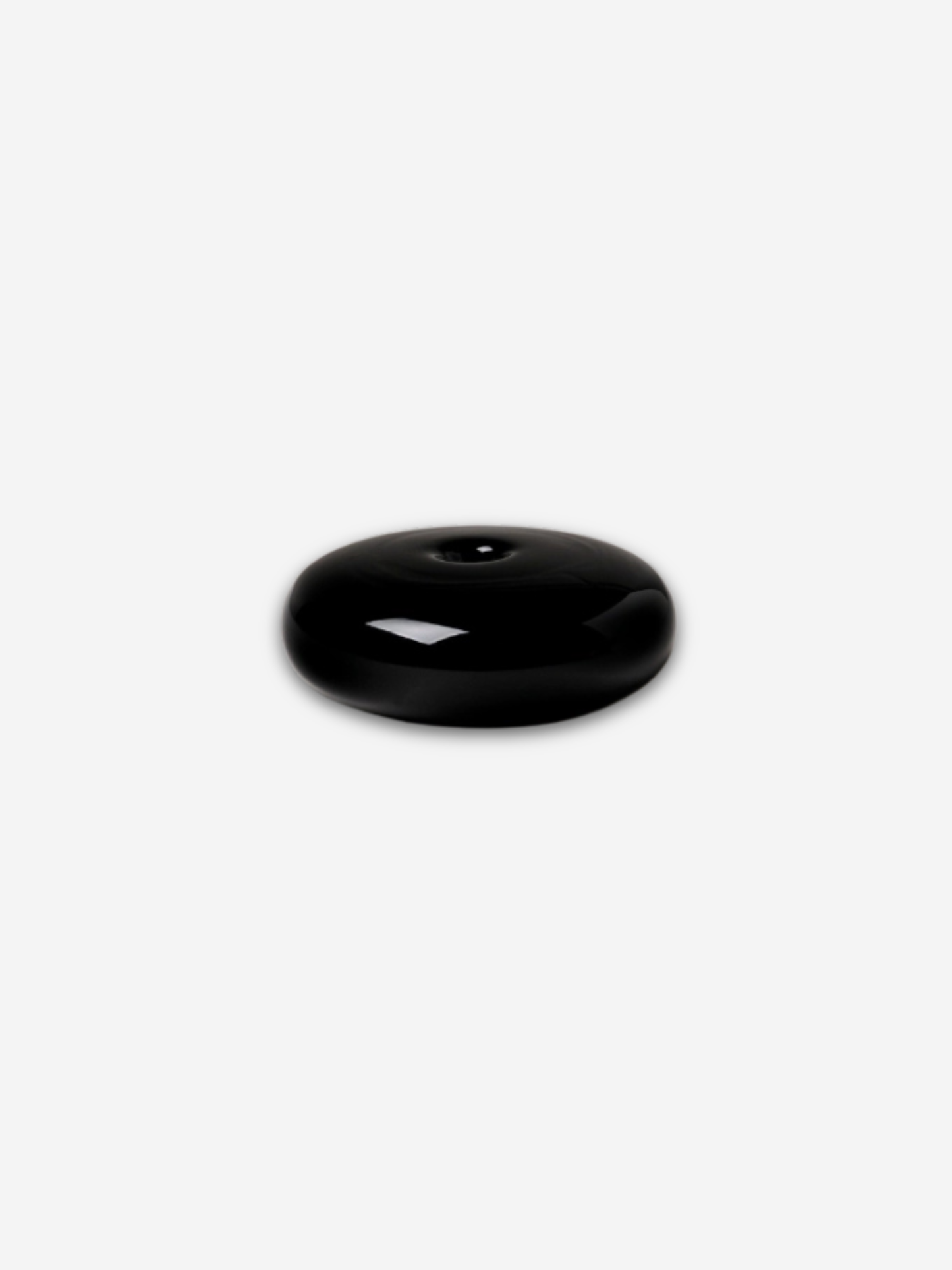 Glass Vessel Incense Holder | Black