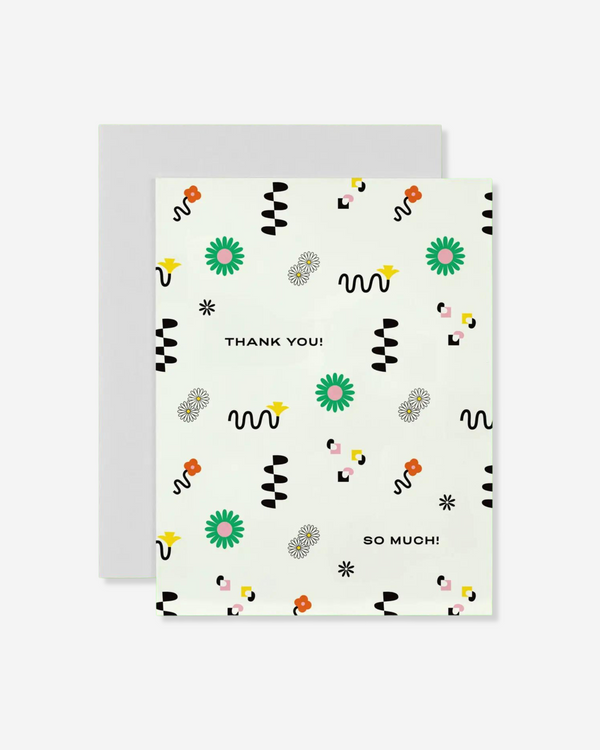 Thank You So Much Floral Card