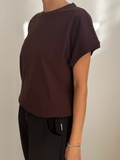 Ease Tee | Dark Cacao