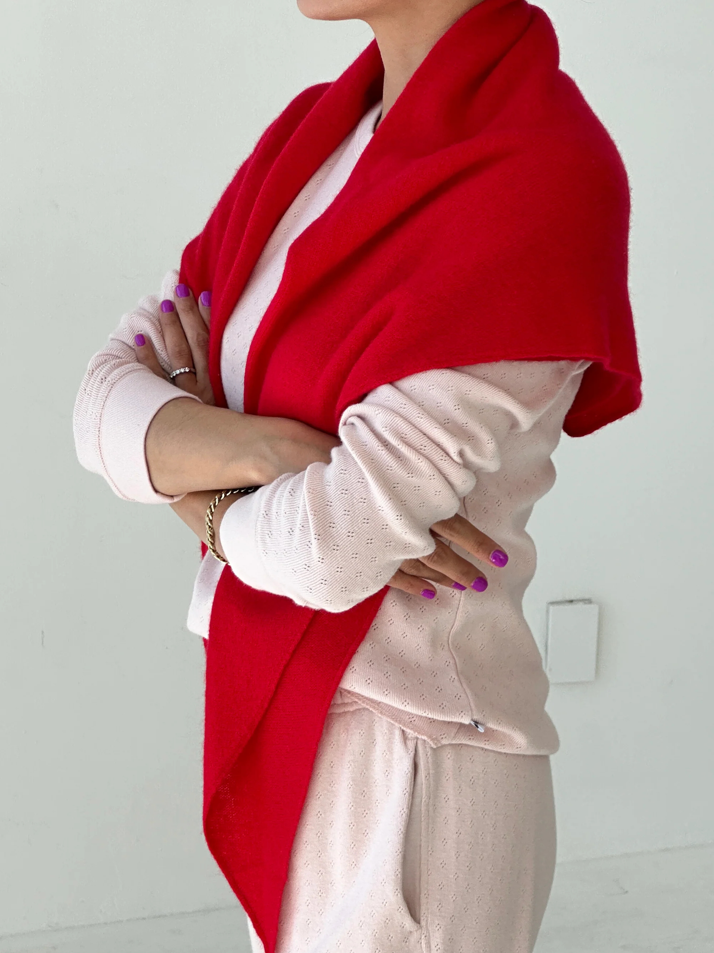 Cashmere Shawl Red
