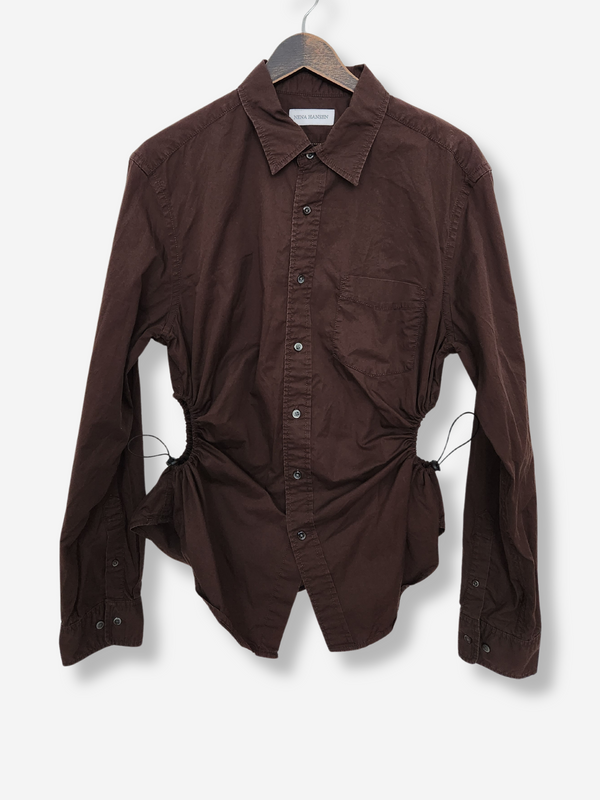 Bungee Shirt Brown Cotton  L