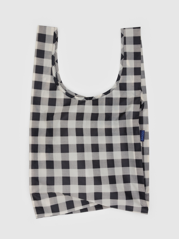 Standard Baggu | Black & White Big Check