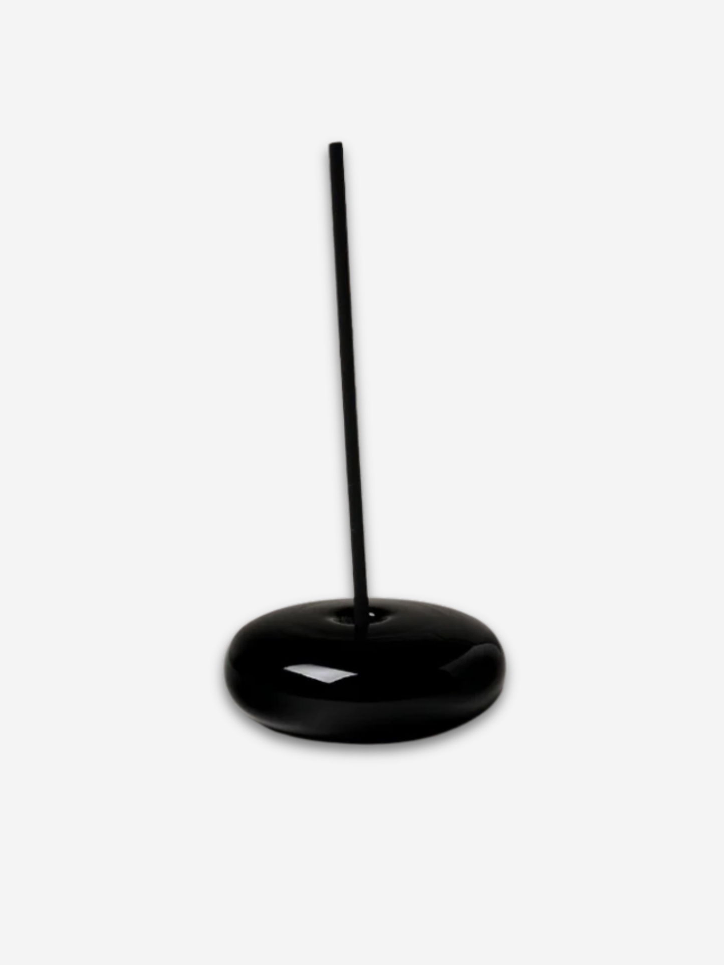 Glass Vessel Incense Holder | Black