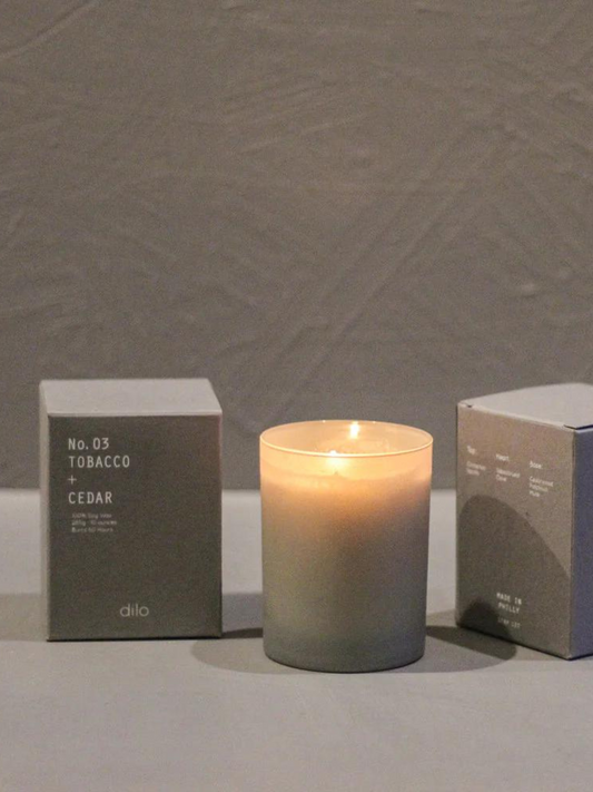 Shades Candle - Tobacco & Cedar