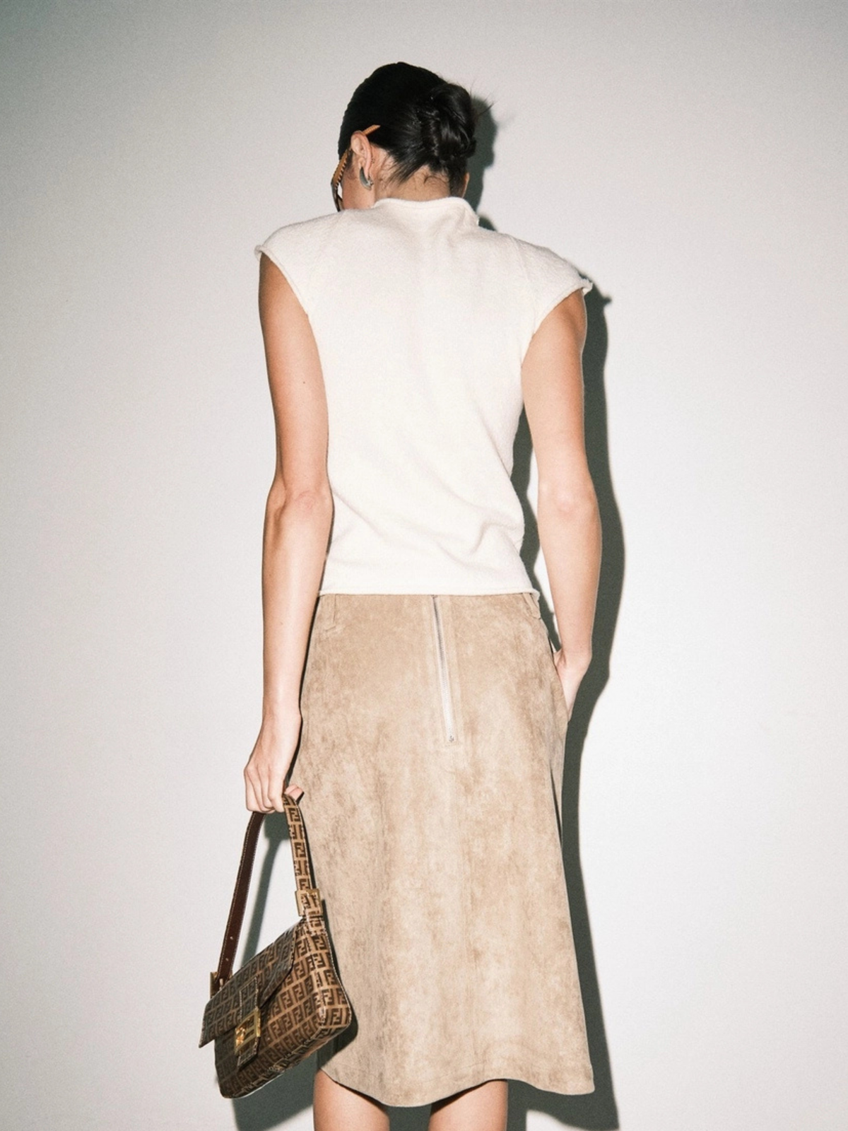 River Cap Sleeve Top Cream