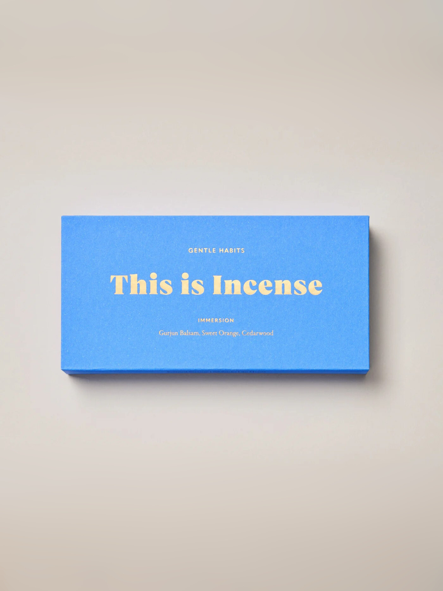 This is Incense | Immersion