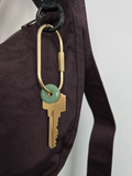 Natural Stone Carabiner Keychain