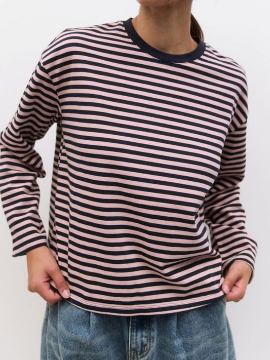 Callahan Top | Navy Pink