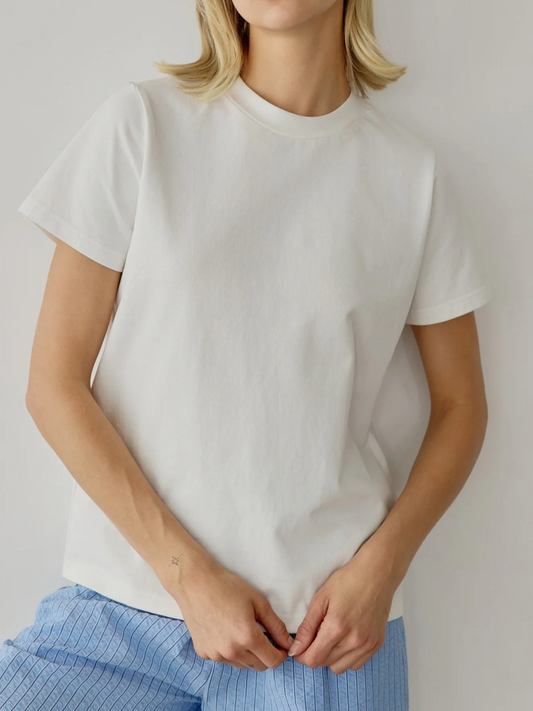 Lanie Long Top | White