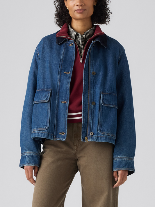 Bree Denim Chore Jacket | Let's Get Lost