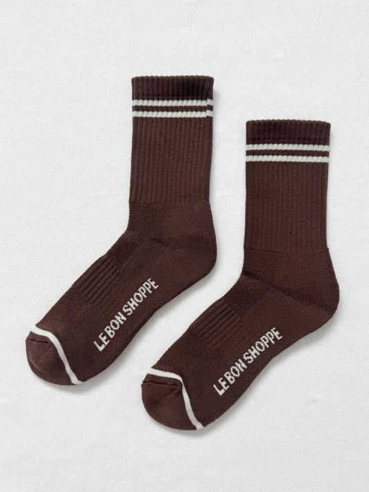 Boyfriend Socks | Wood