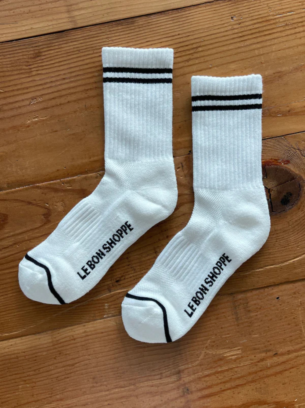 Boyfriend Socks | Classic White