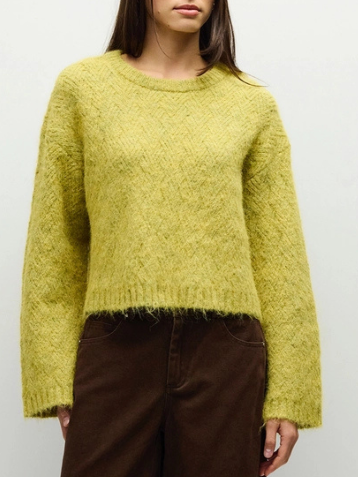 Lila Sweater Chartreuse