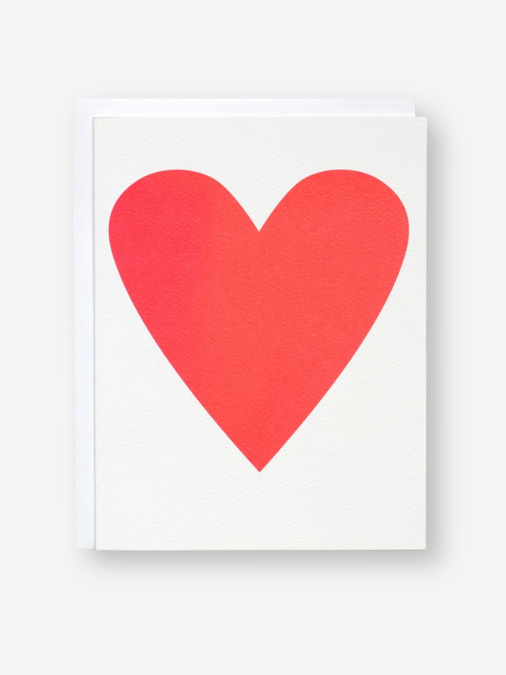 Neon Pink Heart Card
