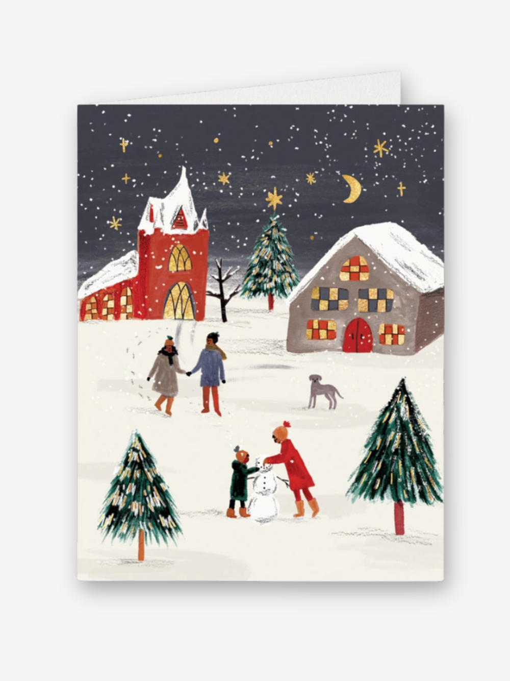 Winter Stroll Card