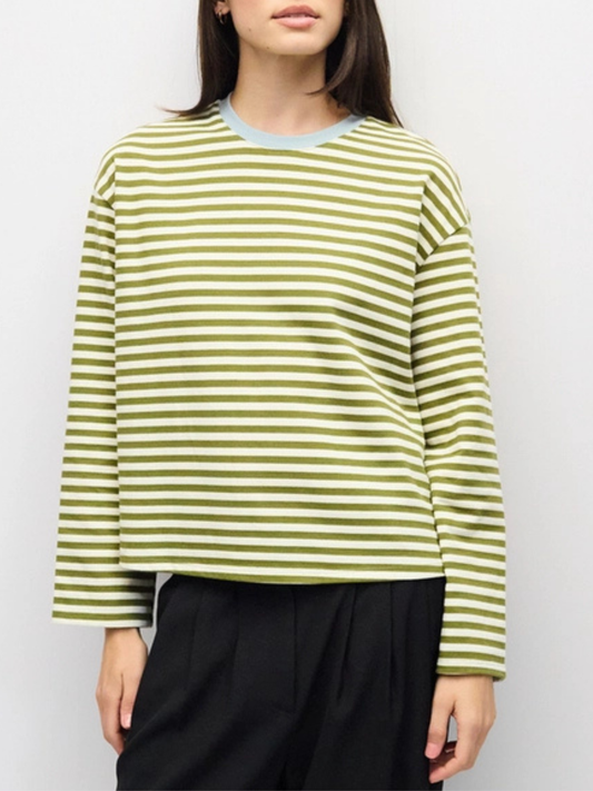 Jessie Top Olive-Cream