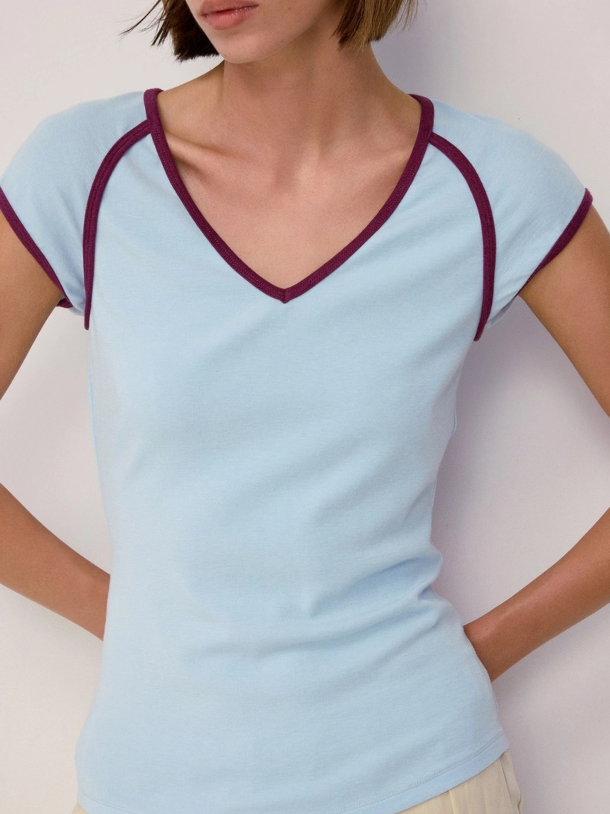 Patricia Top Blue-Berry
