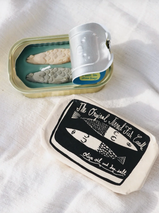 Olive Oil & Sea Salt Tinned Fish Candle