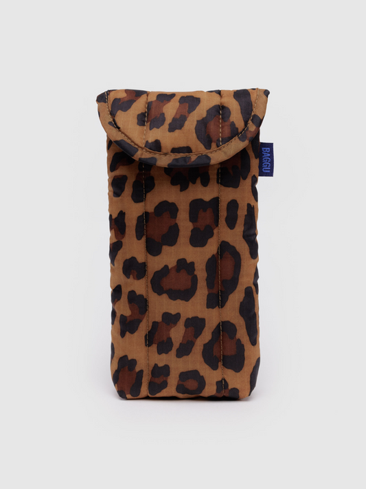Puffy Glasses Sleeve | Leopard
