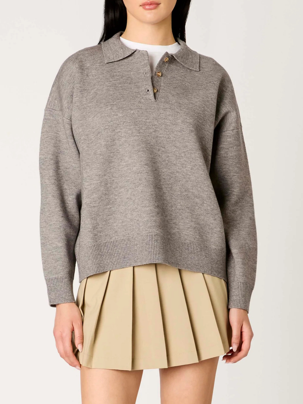 Marlowe Sweater | Heather Grey