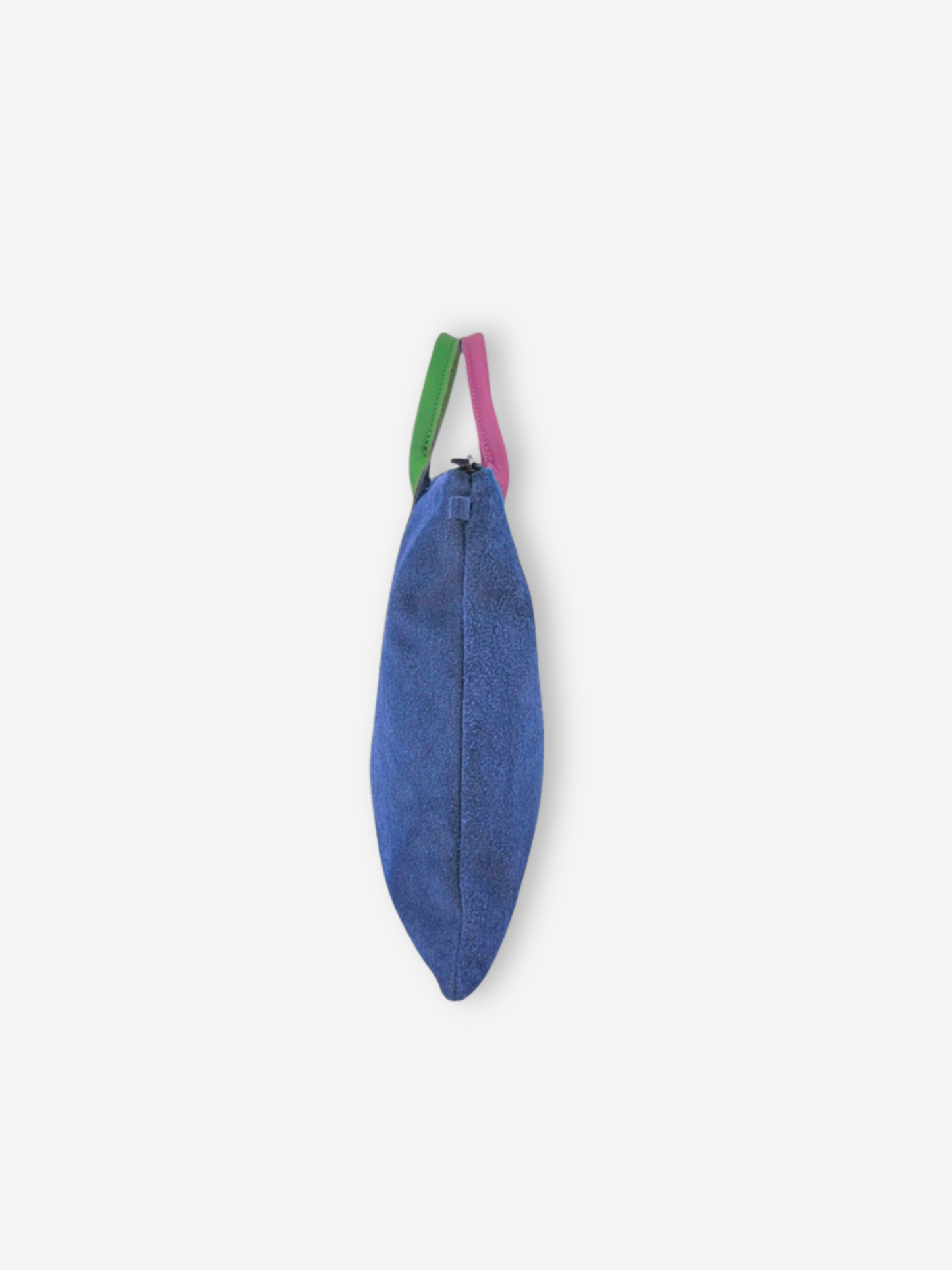 Suede Leather Work Tote  | Azul