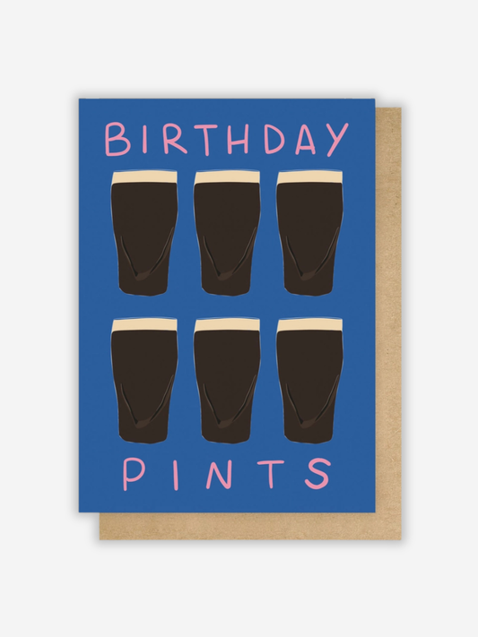 Birthday Pints Card