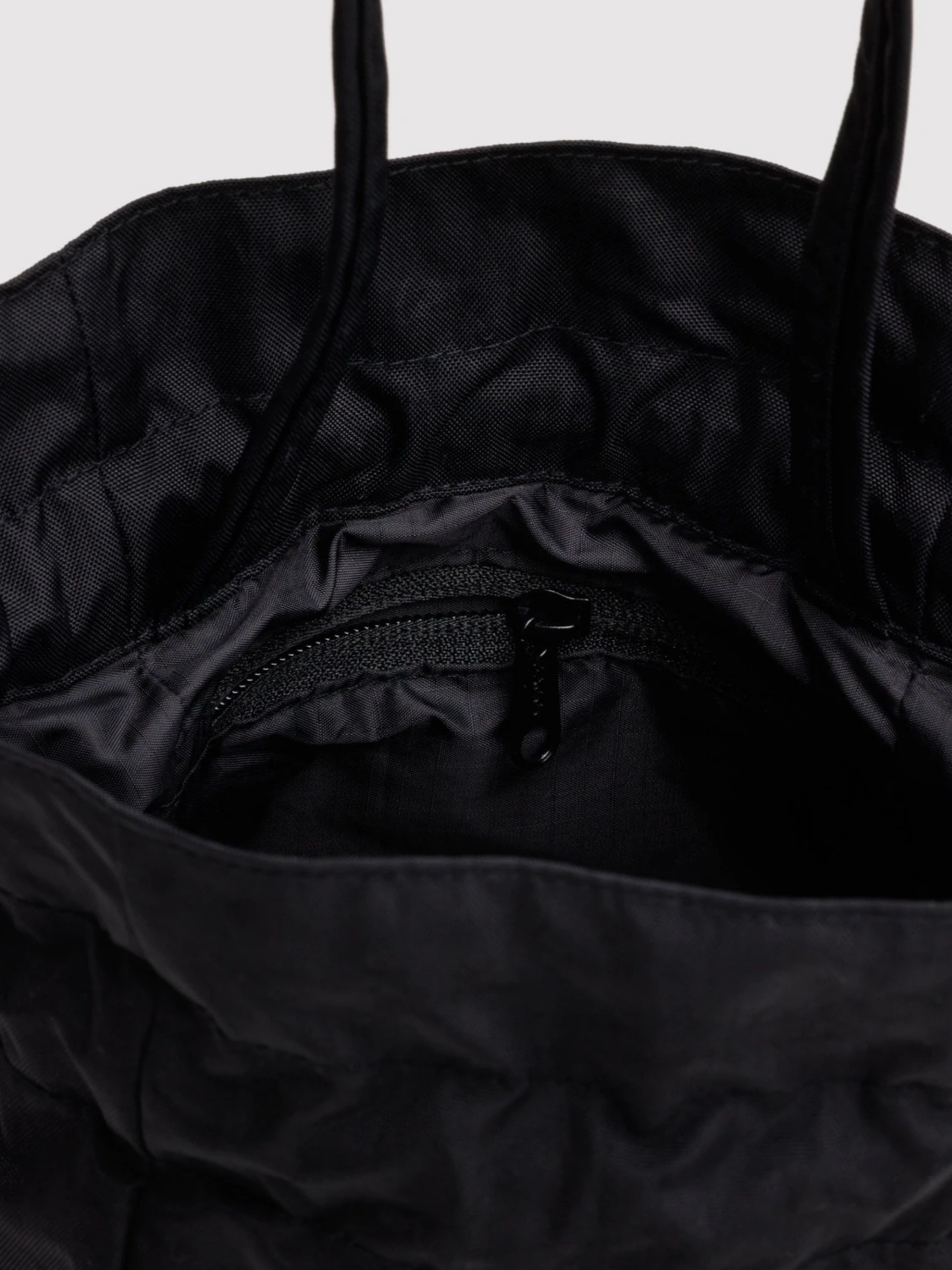 Nylon Drawstring Bag Black