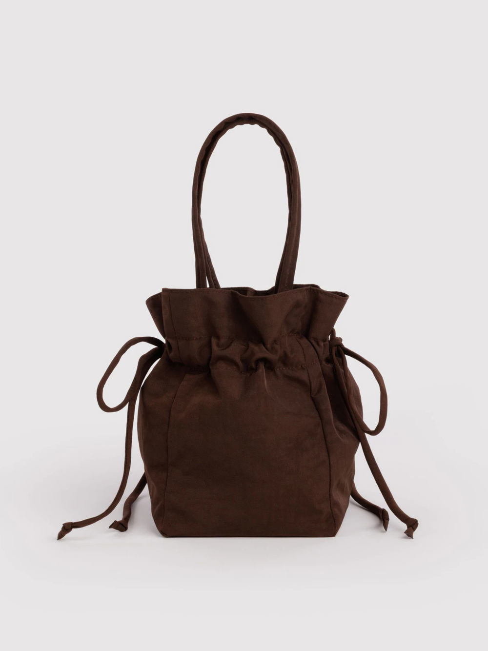 Nylon Drawstring Bag Coffee