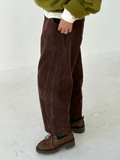 Corduroy Arc Pants | Chocolate