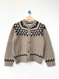 Alpaca Cabin Cardigan | Beige