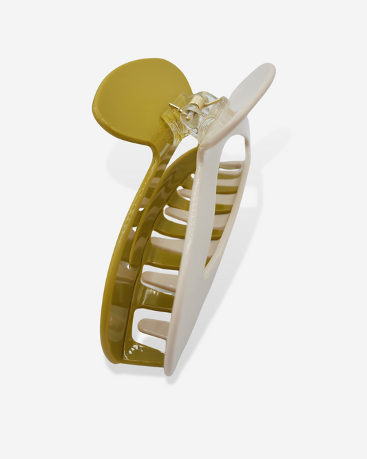 Meadow Hair Clip - Chartreuse/Oyster