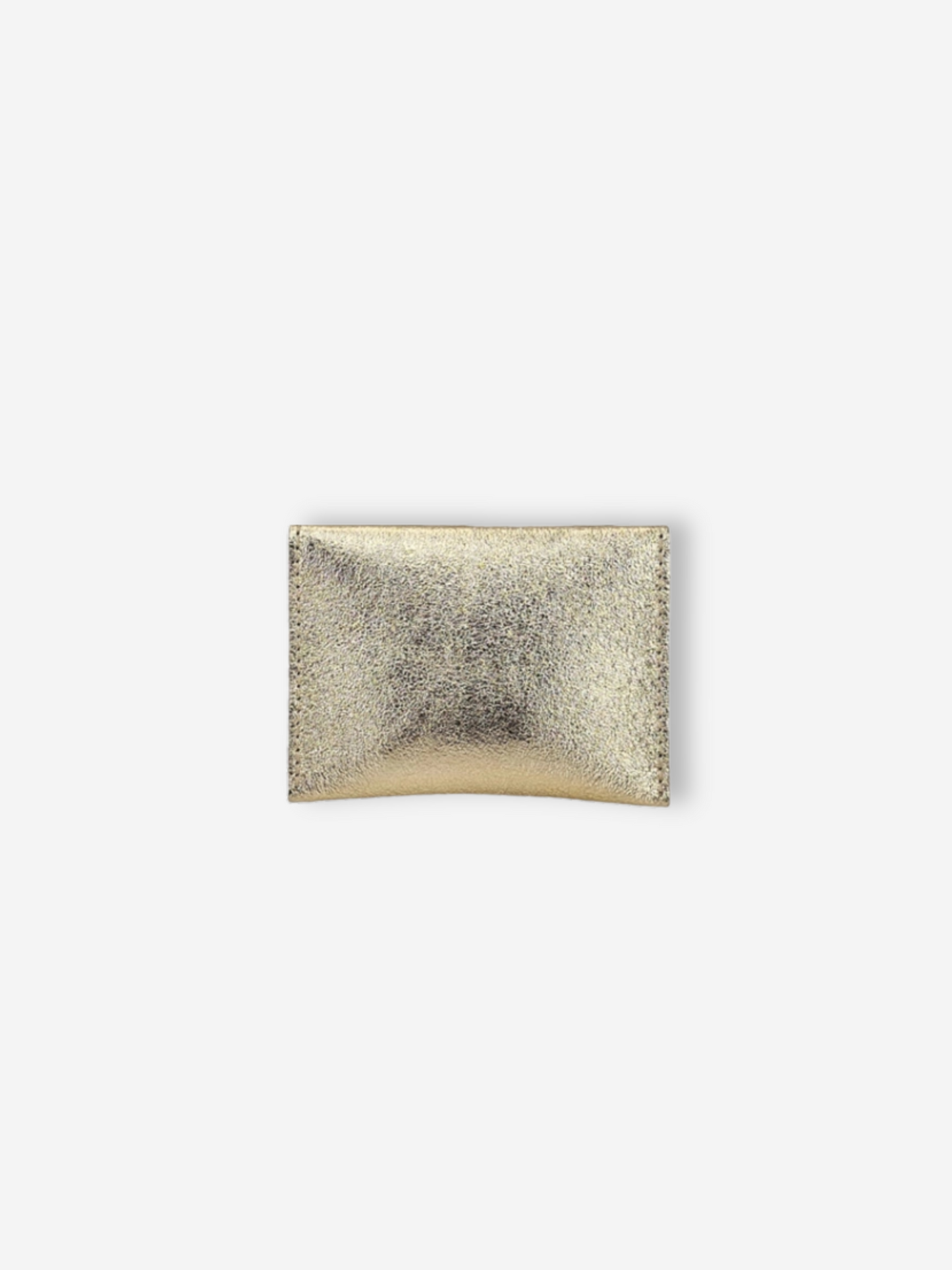 Leather Rivet Wallet | Silver