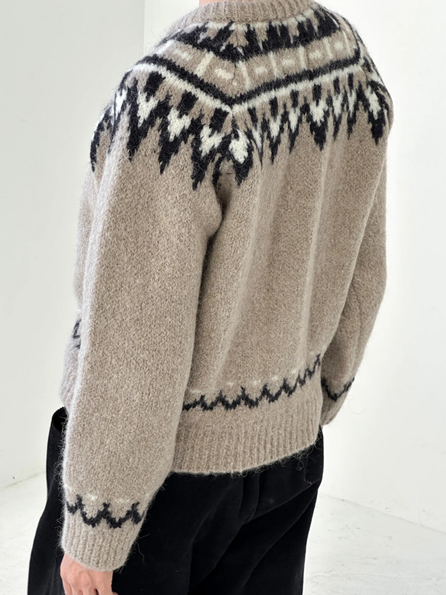 Alpaca Cabin Cardigan | Beige