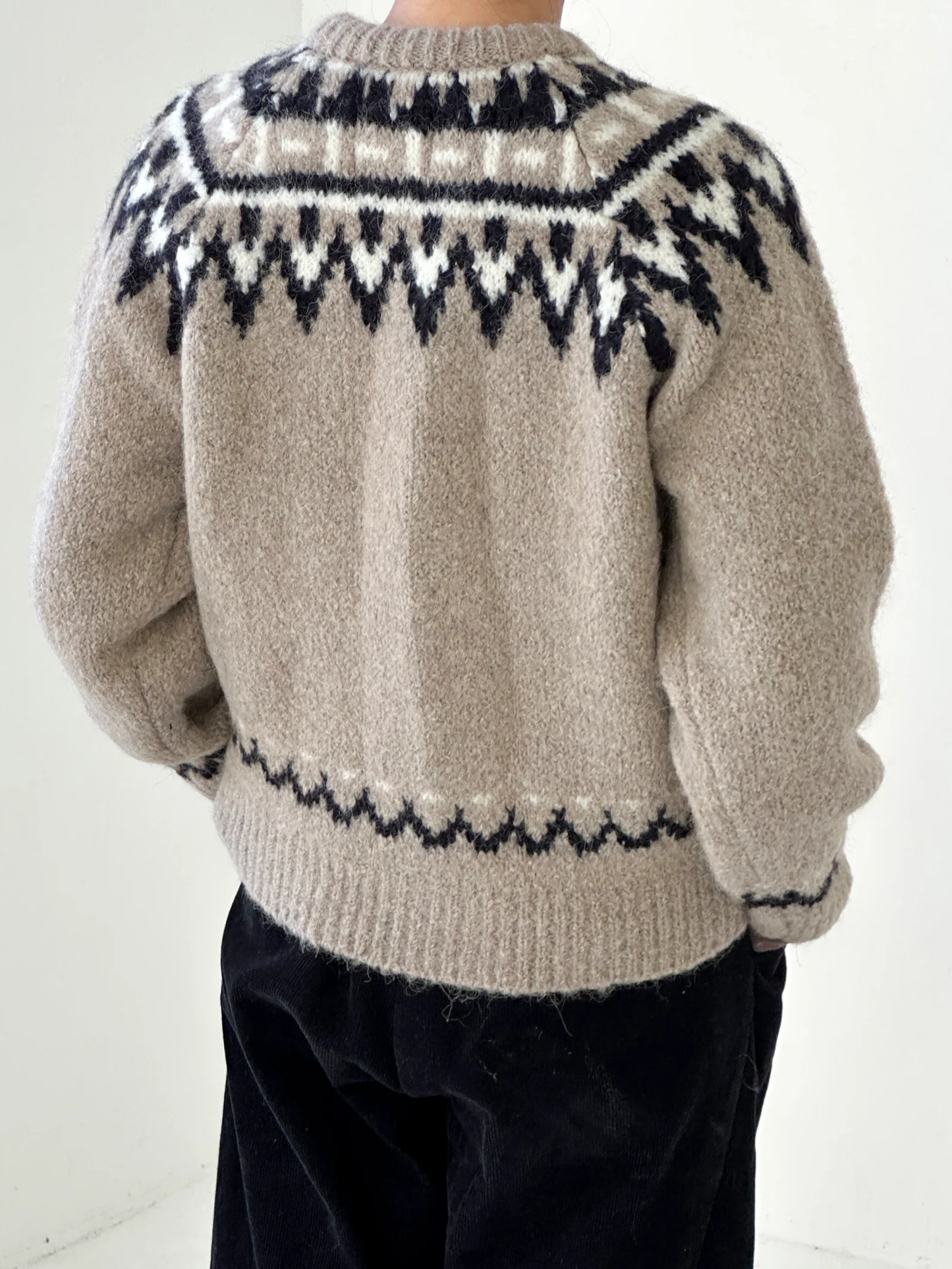 Alpaca Cabin Cardigan | Beige