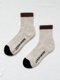 Colour Block Girlfriend Socks | Black Coffee