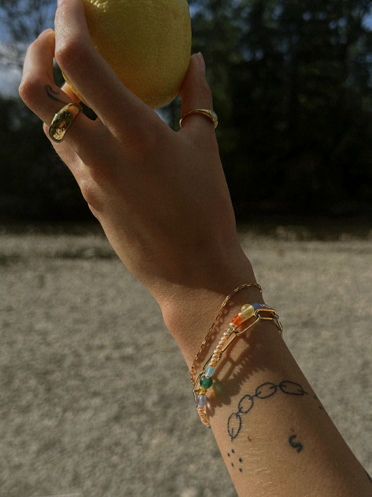 bead.bby x COUTU | Peach Baby Bracelet