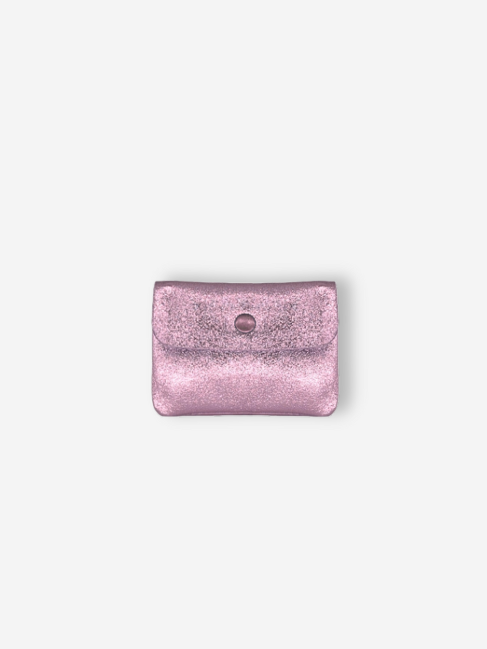 Leather Wallet | Metallic Lilac