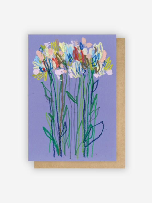 Lilac Flowers Card