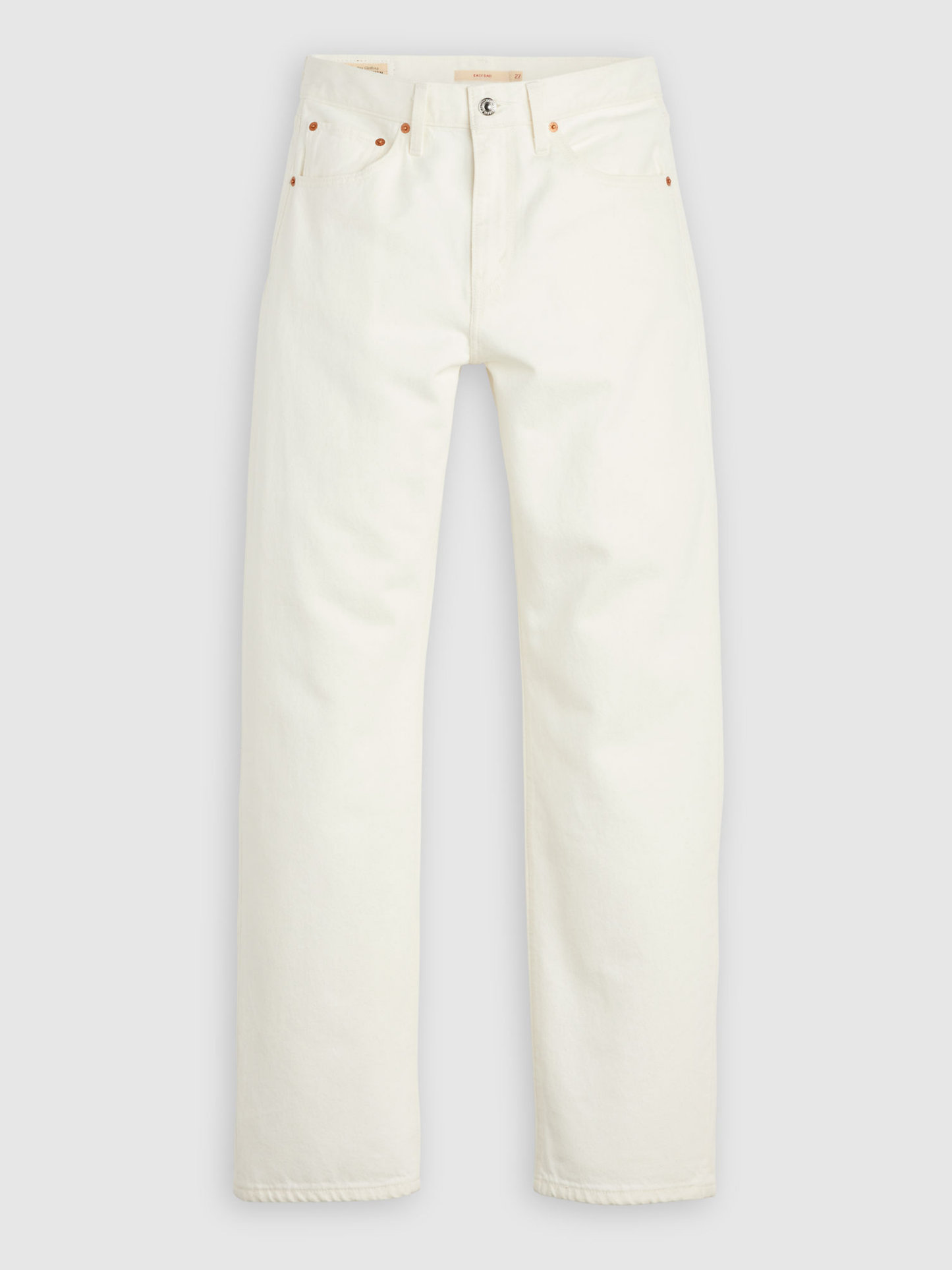 Levi's Easy Dad Jeans Truth Slip White