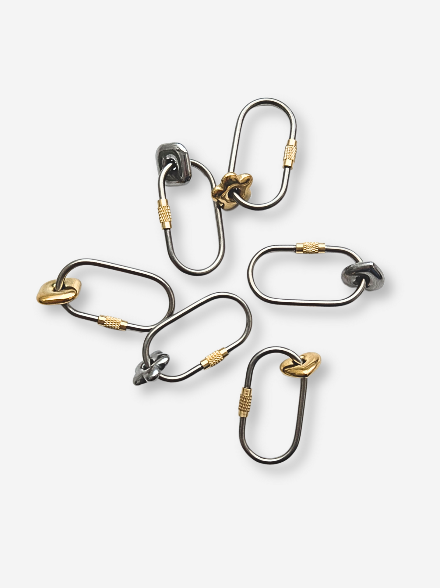 Bubble Charm Carabiner Keychain