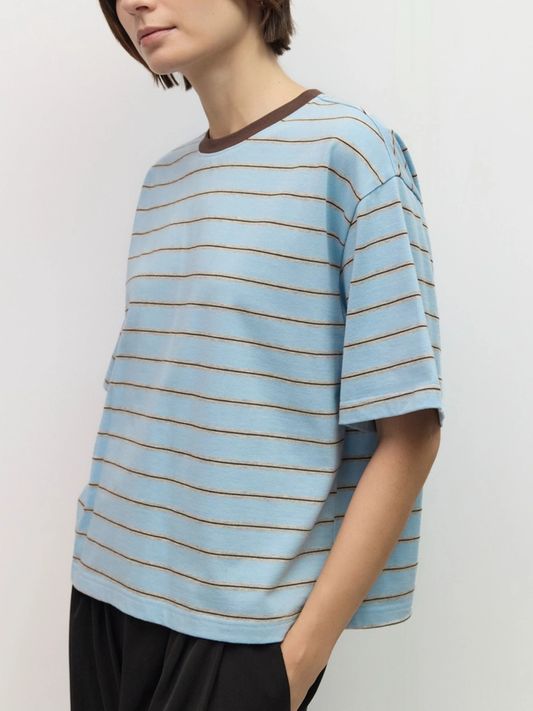 Luna Top Blue-Grey