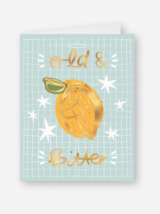 Old and Bitter Card