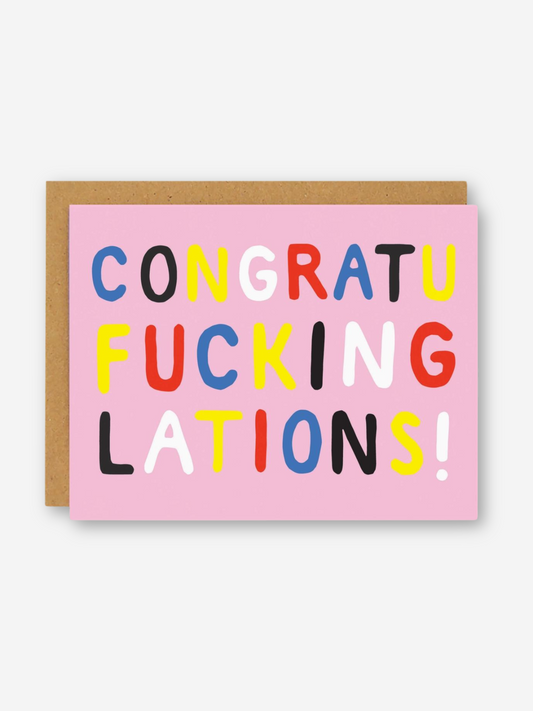 Effing Congrats Card