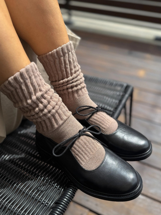 Ballet Socks Mocha Mousse